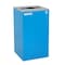 Alpine Industries 58-Gallon 2-Stream Black Steel-Blue Recycling Bin Station ALP4450-BLK-KIT3 - alternate 8